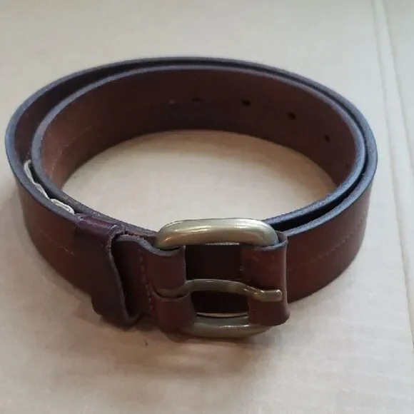 Abercrombie & Fitch Belt Men's S  Brown 1.5