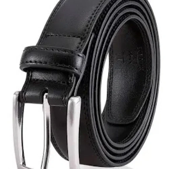 KM Legend black leather belt