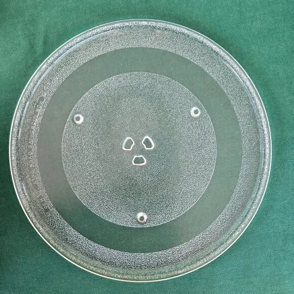 13.5-inch Glass Turntable Tray w/Turntable Ring from GE Microwave