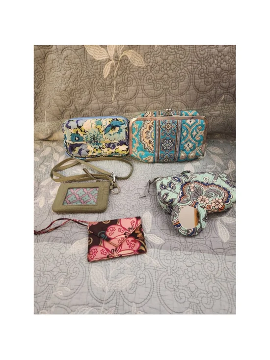 Vera Bradley Multicolor Wallets and Pouches Lot of 5