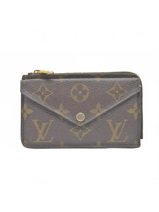 $675 Louis Vuitton  Monogram Recto Verso Card Holder RFID