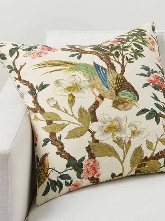 Pottery Barn | Set of 2 NOLA Song Bird Pillow Covers 24” x 24”
