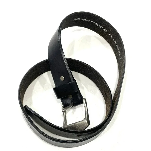 Men's Belt‎ Genuine Leather Black Size 38 Business Casual Work Career Formal