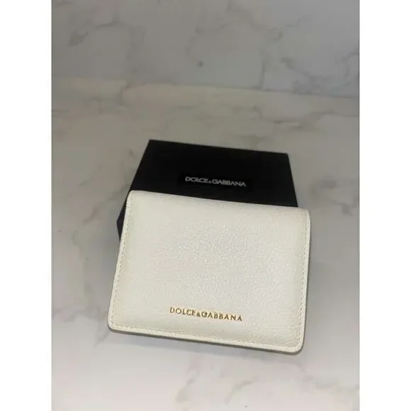 Dolce & Gabbana Textured Leather Wallet - Excellent Condition