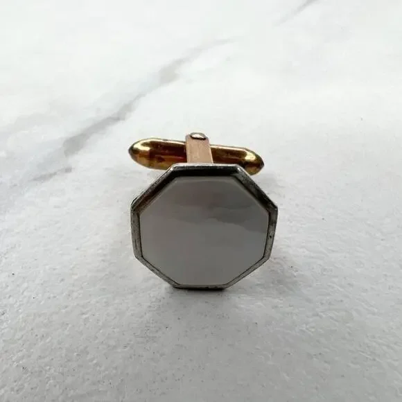 Vintage Mother of Pearl Single Cufflink