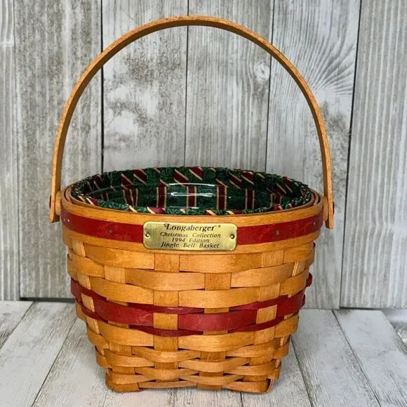 Longaberger 1994 Christmas Collection Jingle Bell Basket