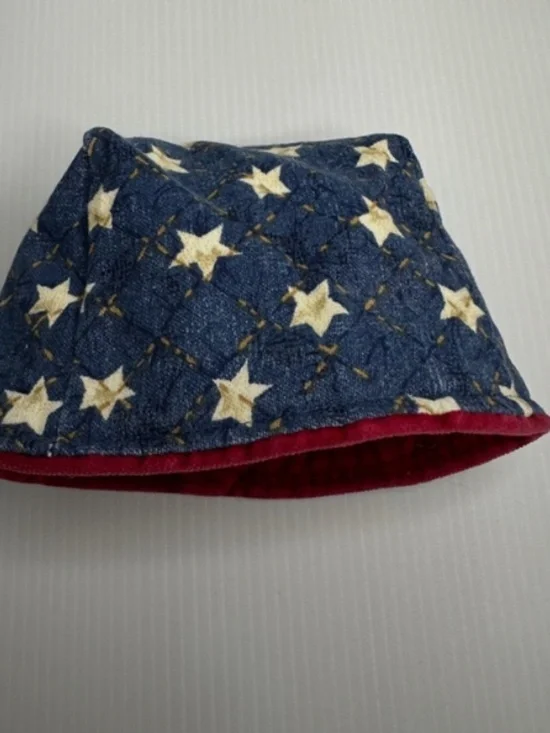 Longaberger 2001 Inaugural Basket Liner American Pride Red White Blue Accessory