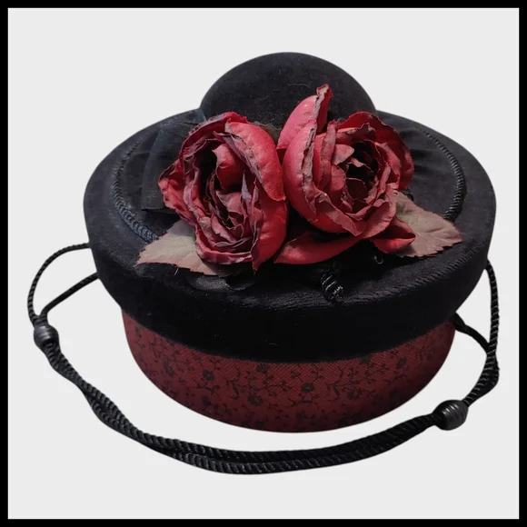 Decorative Small Velvet Hat Bot