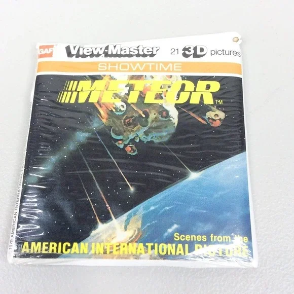 Vintage 1979 View Master GAF Meteor K46 Showtime 3 Reel Set
