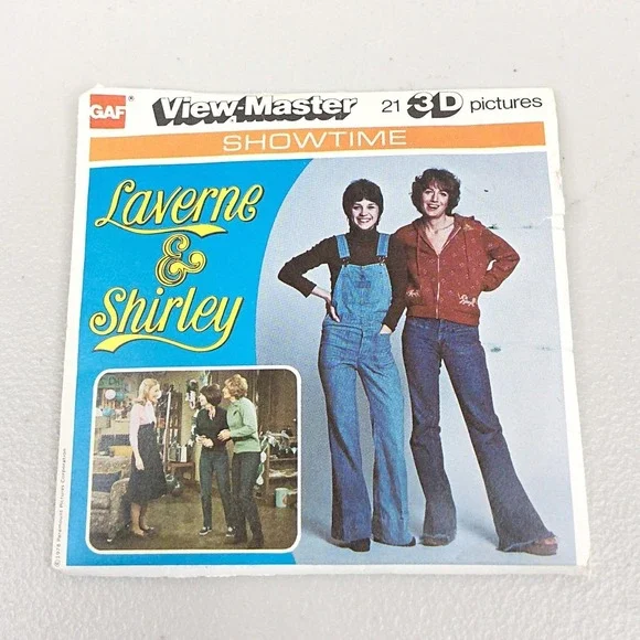 VTG 1978 GAF View Master Laverne & Shirley J20 Showtime 3 Reel Set