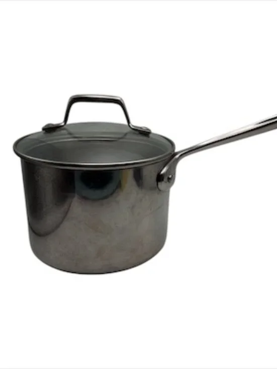 All Clad Stainless Steel 1.5 Qt (6-Cup) Saucepan 4.25