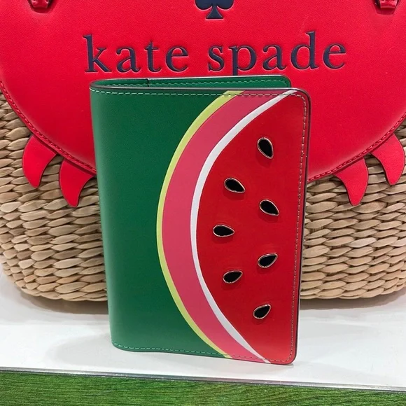 Kate Spade Watermelon Passport Holder NWT