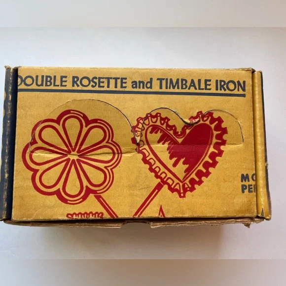Double Rosette and Tambale iron. New in package