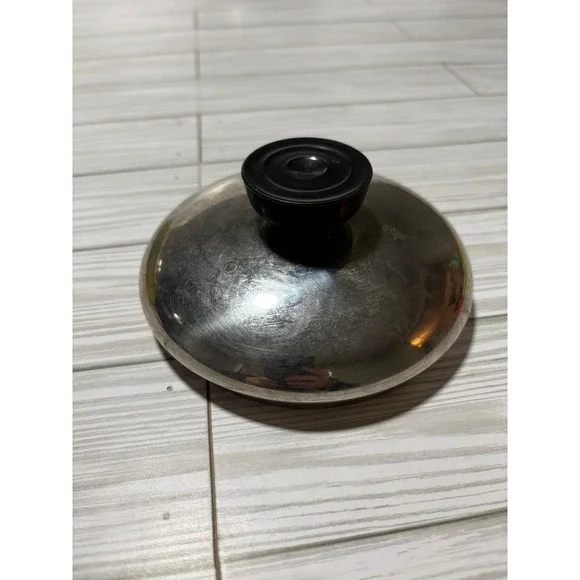 Vintage‎ Revere Ware Stainless Steel Replacement Lid 5.5 Inch Bakelite Knob