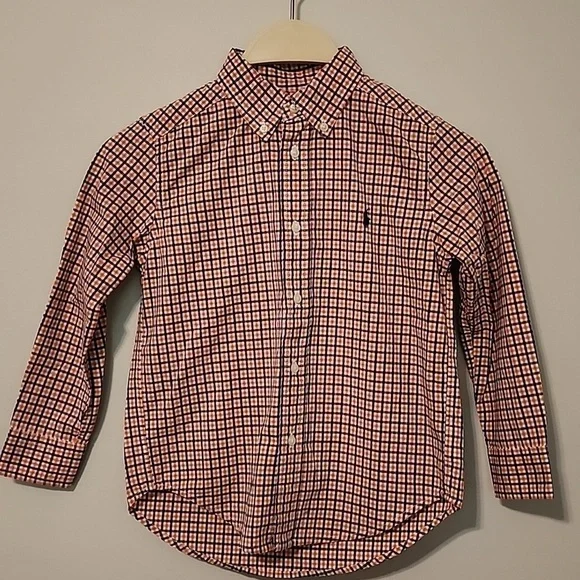 Ralph Lauren size 5 boy button down shirt Long sleeve