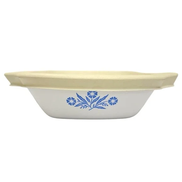 Vintage‎ Corning Ware 14oz P-41-B Petite Casserole Dish w/Lid Blue Cornflower