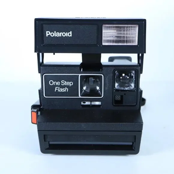 Polaroid One Step Flash Black Instant Film Camera