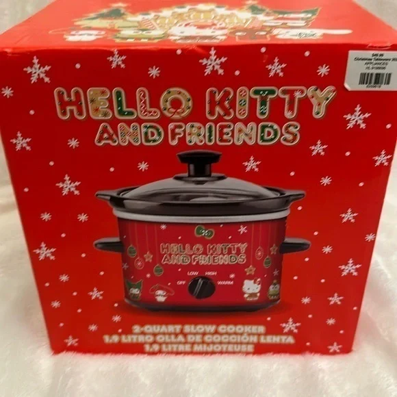 New Hello Kitty and friend 2 quart slower cooker crockpot