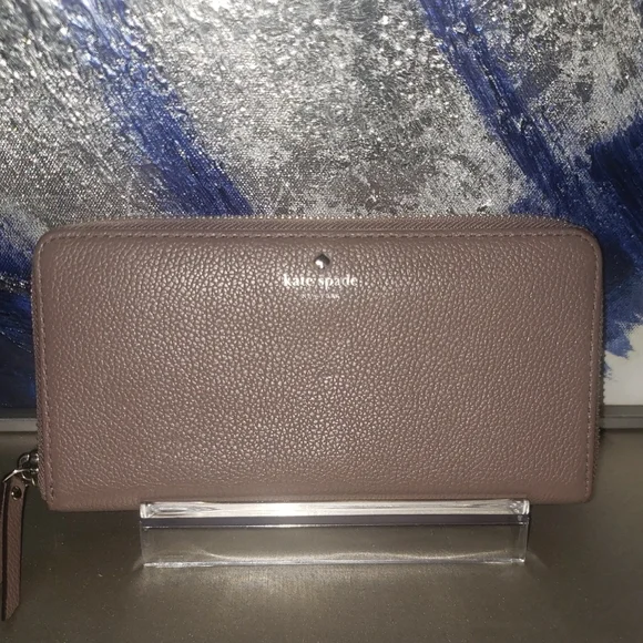 Kate Spade Taupe Continental Wallet