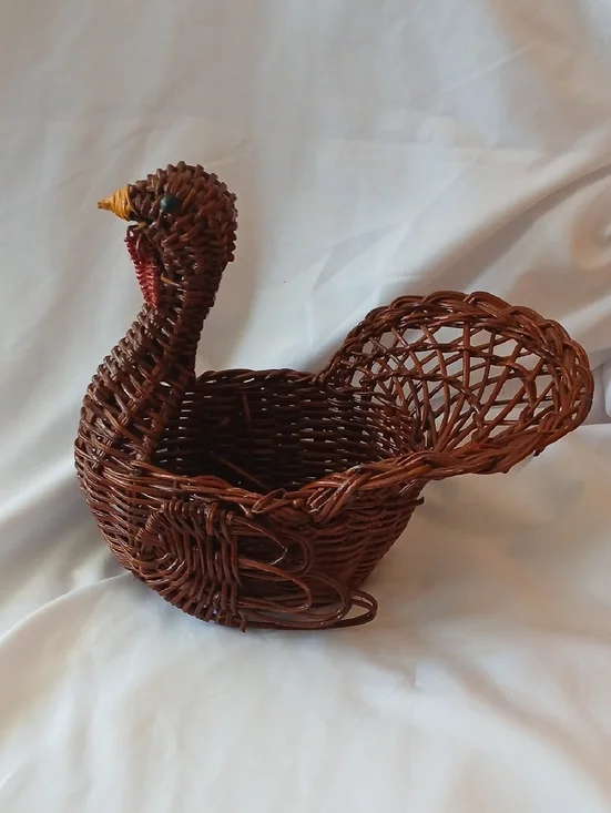 Woven Rattan Turkey Basket