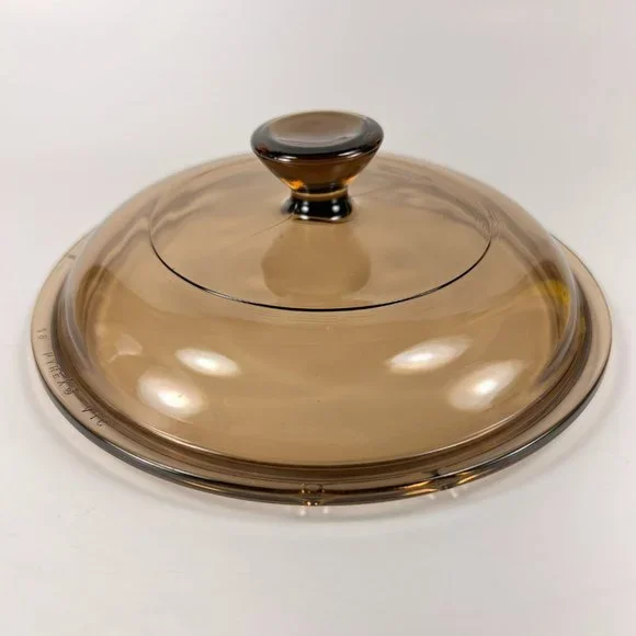 PYREX V 1 C Amber Glass 18 Lid Only Replacement Lid