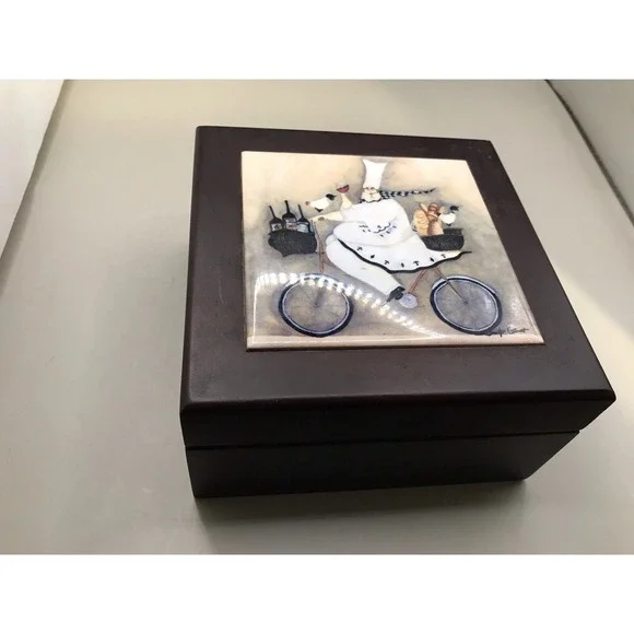Jennifer Garant Fat Chef Gift Box With 2 Wine Stoppers