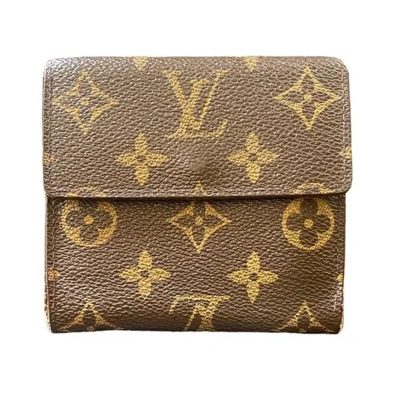Vintage 1996 Louis Vuitton Monogram Brown Elise Wallet