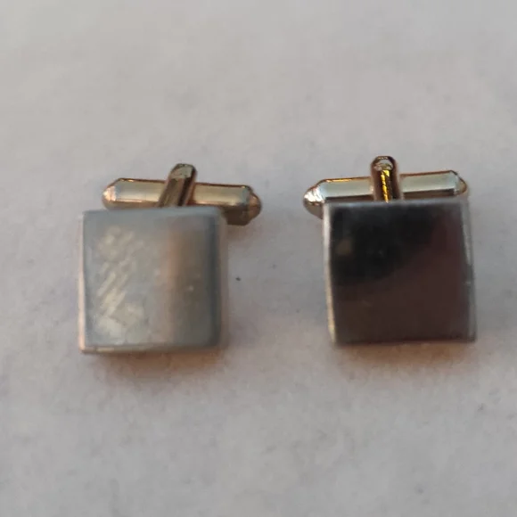 Vintage gold designer cuff links