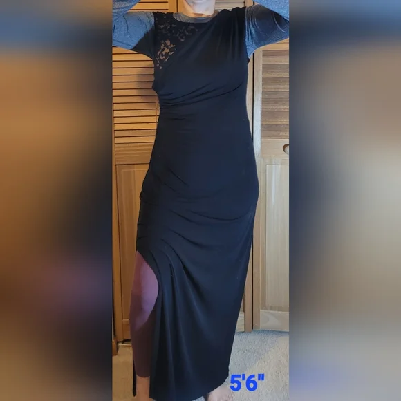 Connected Apparel Black Dress