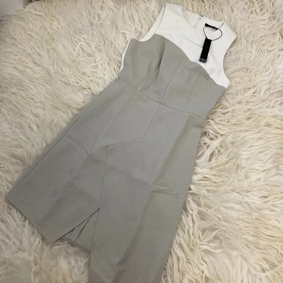 TIBI Crew Neck Mini Dress