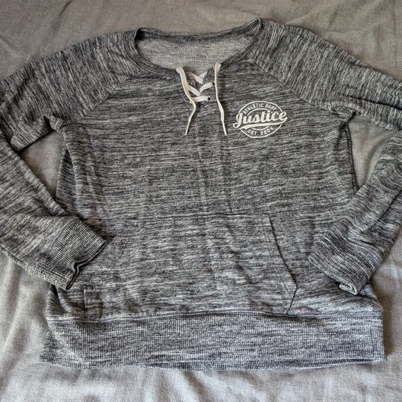 Justice sweatshirt, size‎ 8/10