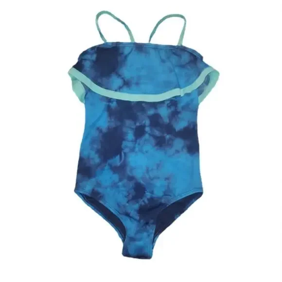 Justice Girls Tie Dye One Piece Swimsuit || EUC sz 8