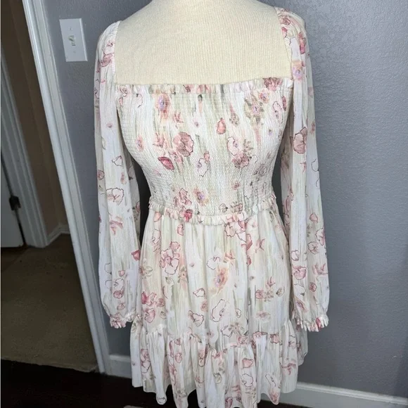 Floral Long Sleeve Dress‎