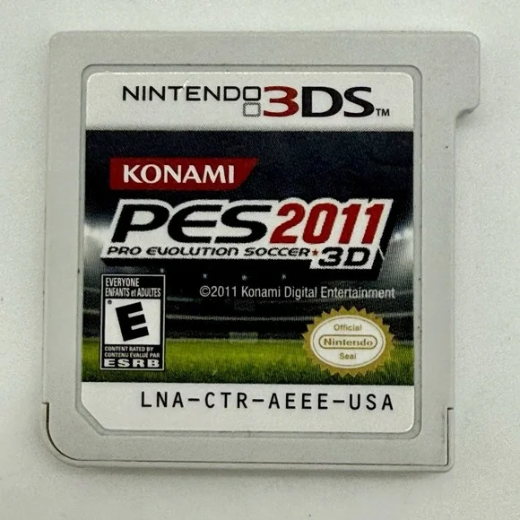 Nintendo 3DS PES 2011 3D Game Cartridge Only  No Case‎ Tested
