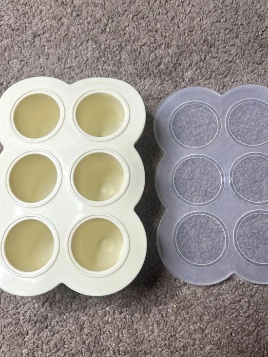 BABY BULLET Replacement Silicone Container Food Storage Freezer Tray With Lid