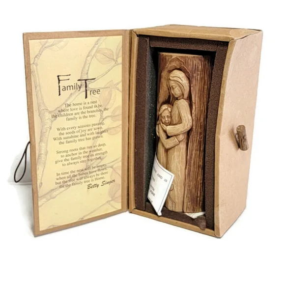 Betty Singer Collection Candle Holder A Daughter's Love is True with Box 7.5