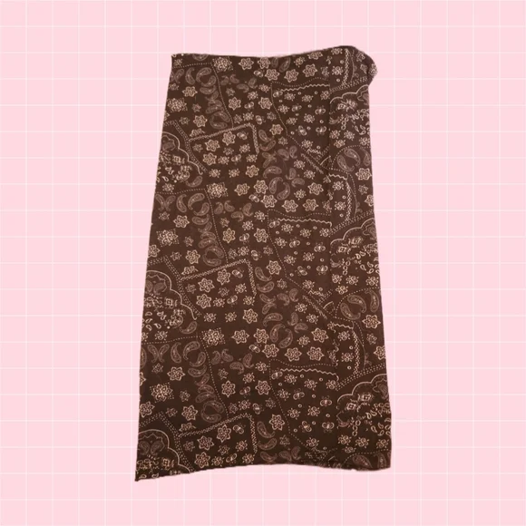 Black Paisley Bandana Neck Tube