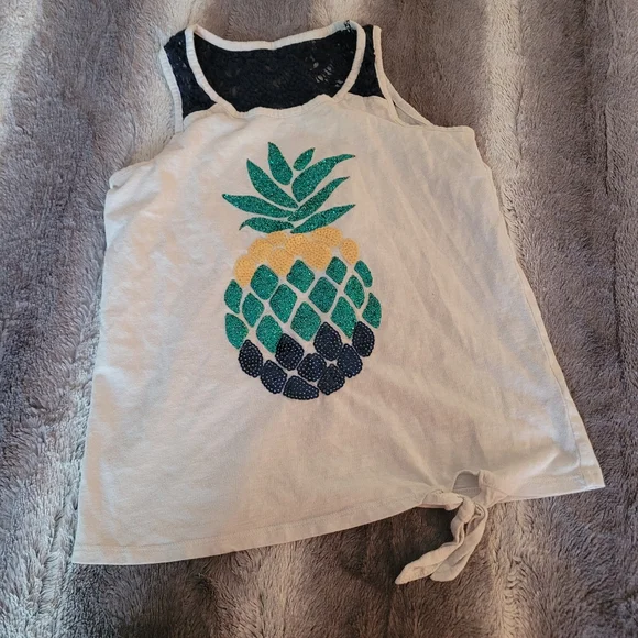 Justice tank top size 12