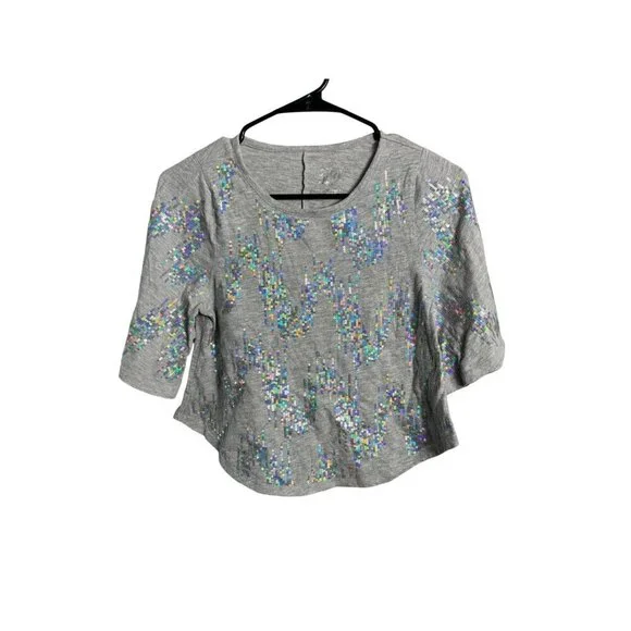 Justice Girls Gray Top