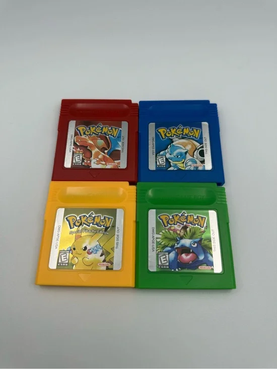 Pokémon Red + Pokémon Blue + Pokémon Yellow + Pokémon Green for GBC