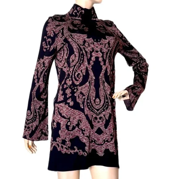 Free People Modern Love Mini Paisley Boho Dress