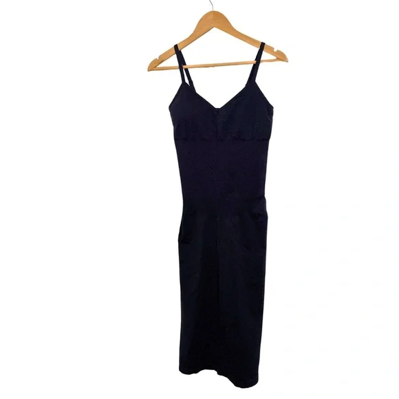 Black Built in Bra Shapewear Dress