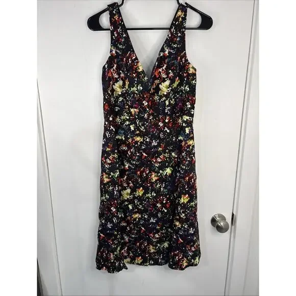 GAP‎ Maternity Sleeveless Dress Back Zipp Colorful Size 0 Pockets New With Tags