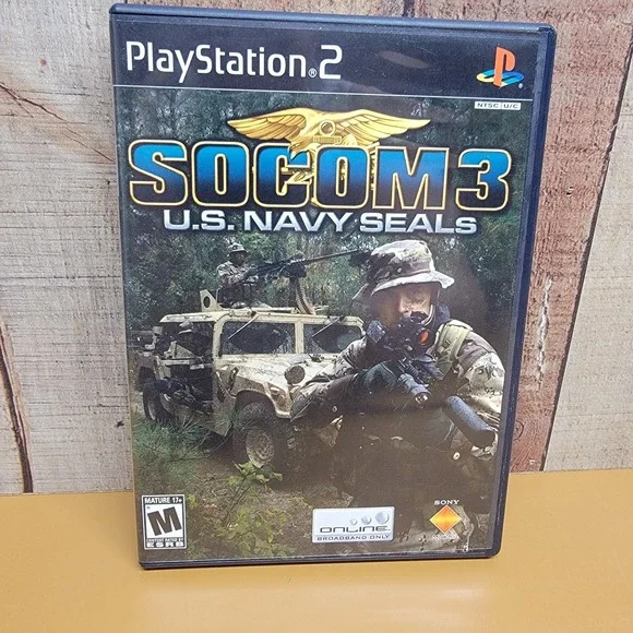 SOCOM 3 U.S. Navy Seals 2005 Sony PlayStation 2 PS2 Game (COMPLETE) CIB Vintage