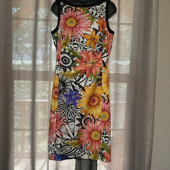 Marc Cain floral sheath dress BNWOT