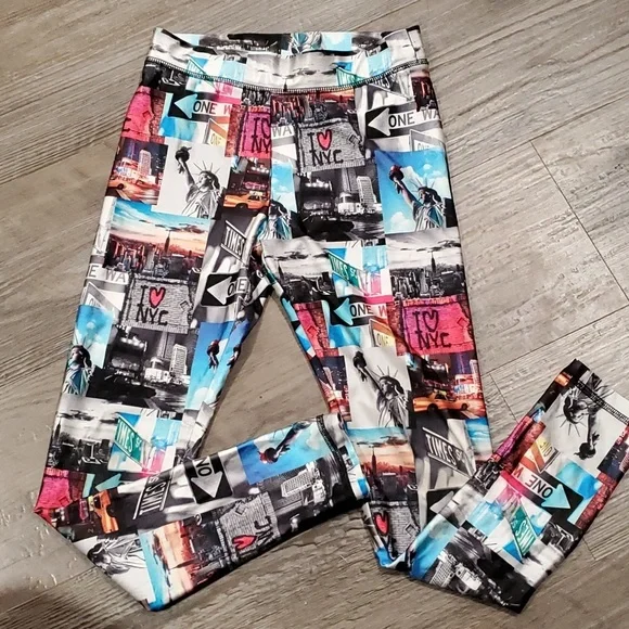 Justice New York City Leggings Size 8