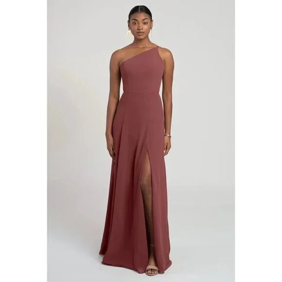 JENNY YOO Kora cinnamon rose.  Bridesmaid dress, formal gown.