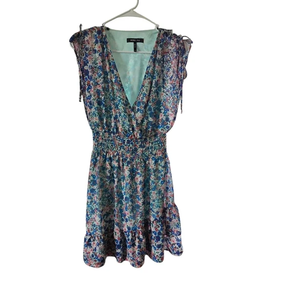 BCBG Multicolor‎ Floral Mini Dress