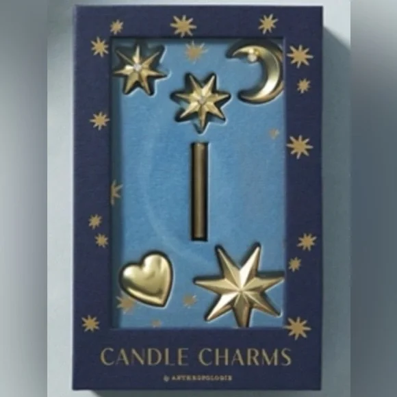 Anthropologie Monogram Initial “I” Candle Charm NEW