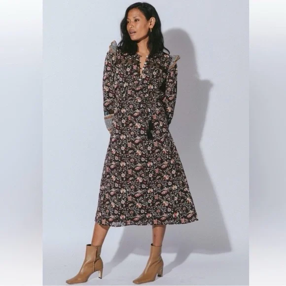 NWOT Cleobella Lotus‎ Midi Dress